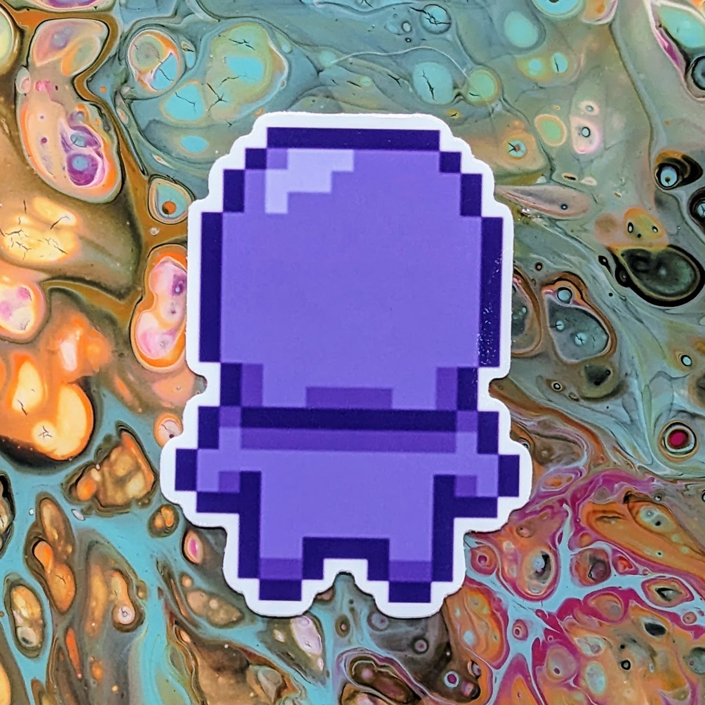 VOiDMAN 8BiT (transparent sticker)