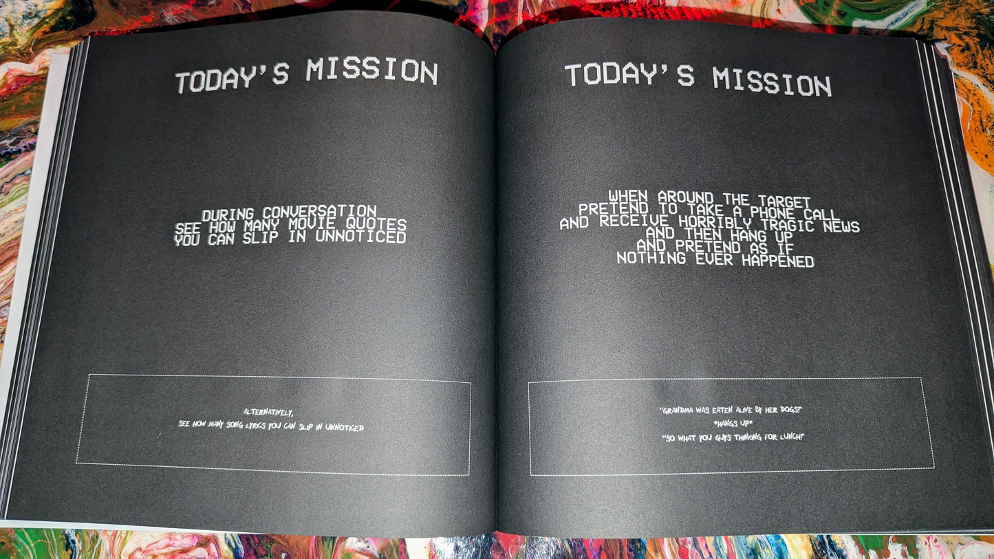 TODAY'S MISSION: The Book