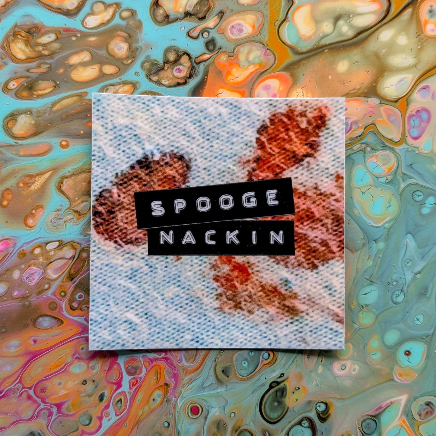 SPOOGE NACKIN (sticker)