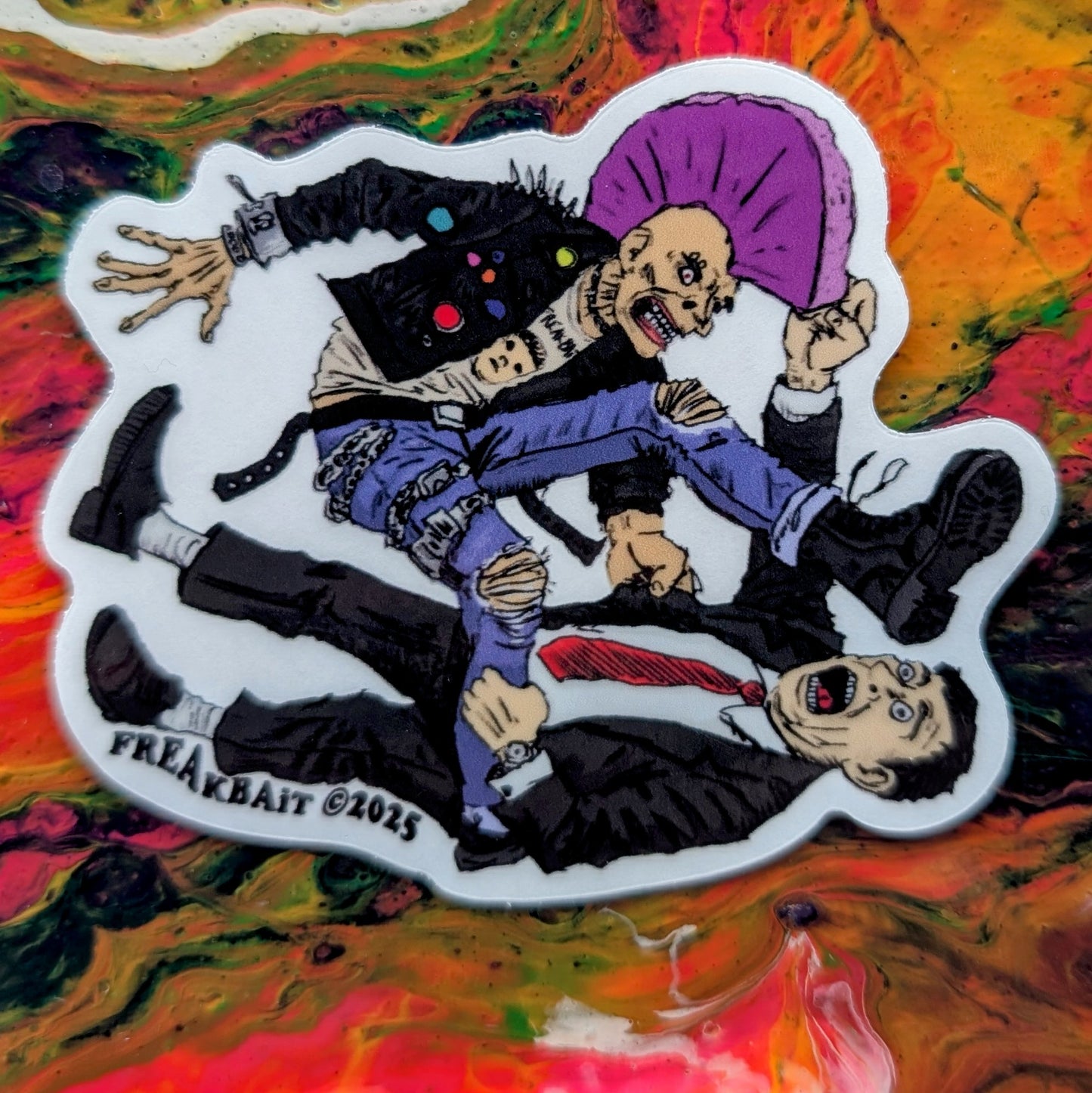 RISE UP (transparent sticker)