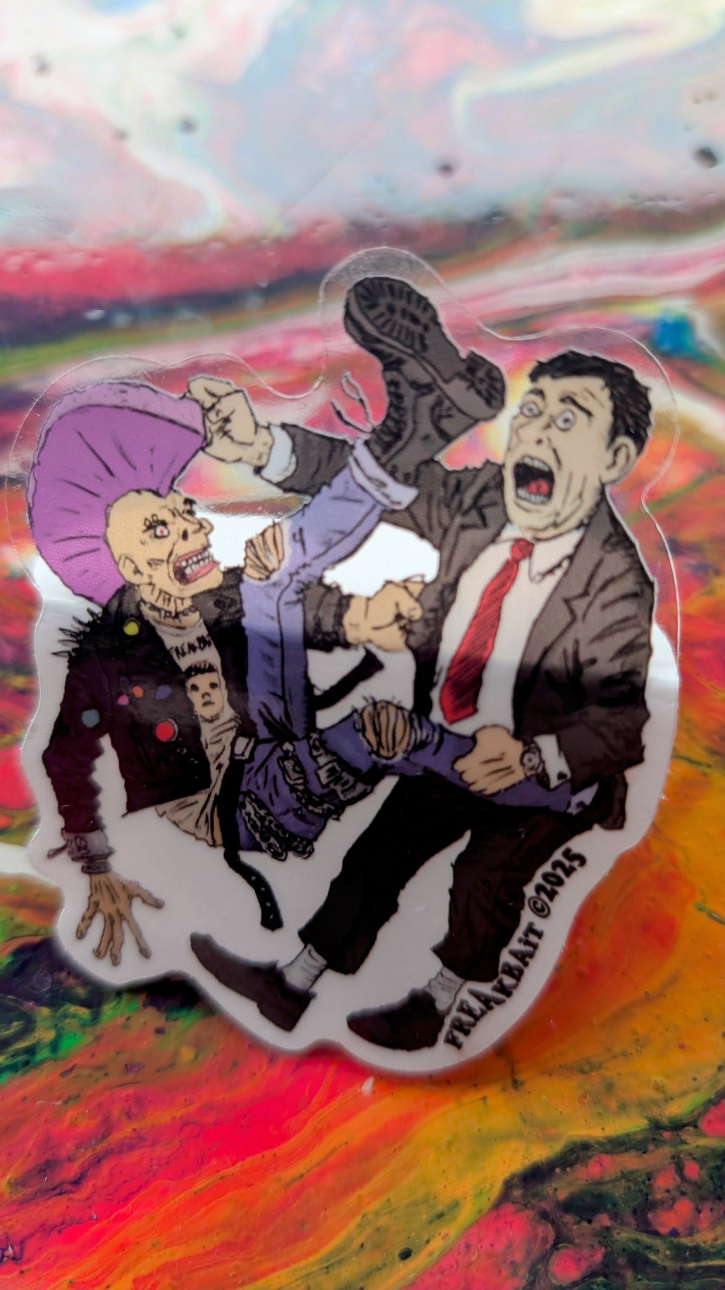 RISE UP (transparent sticker)