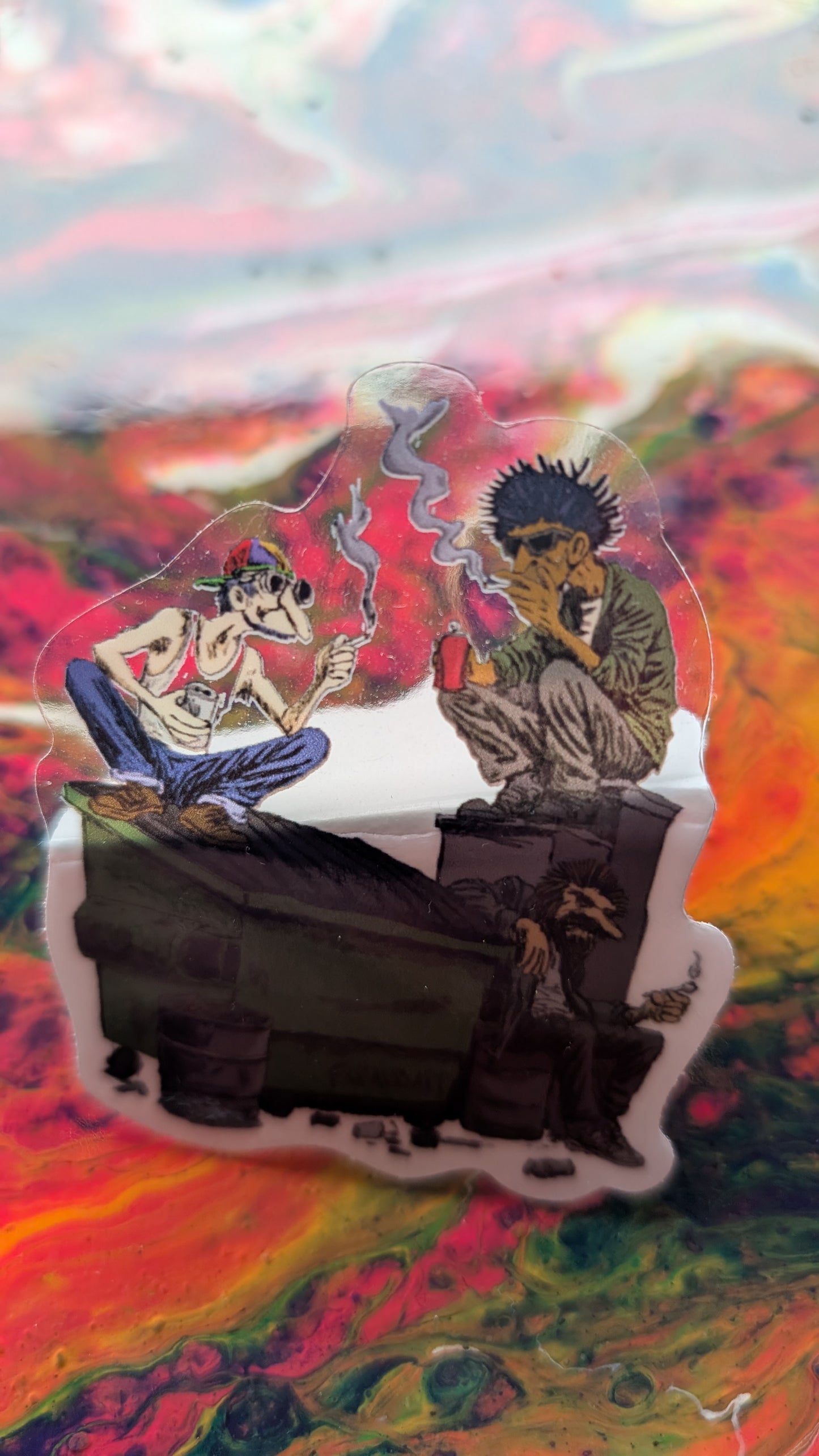 THE CREW (transparent sticker)
