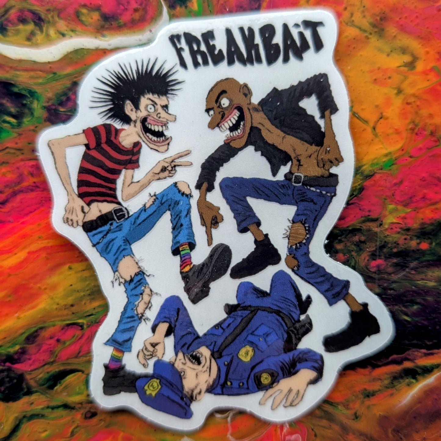 GROUND PORK (transparent sticker)