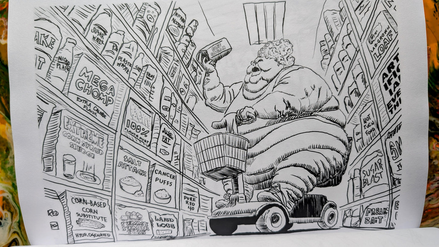 FREAKBAiT's America: The Coloring Book