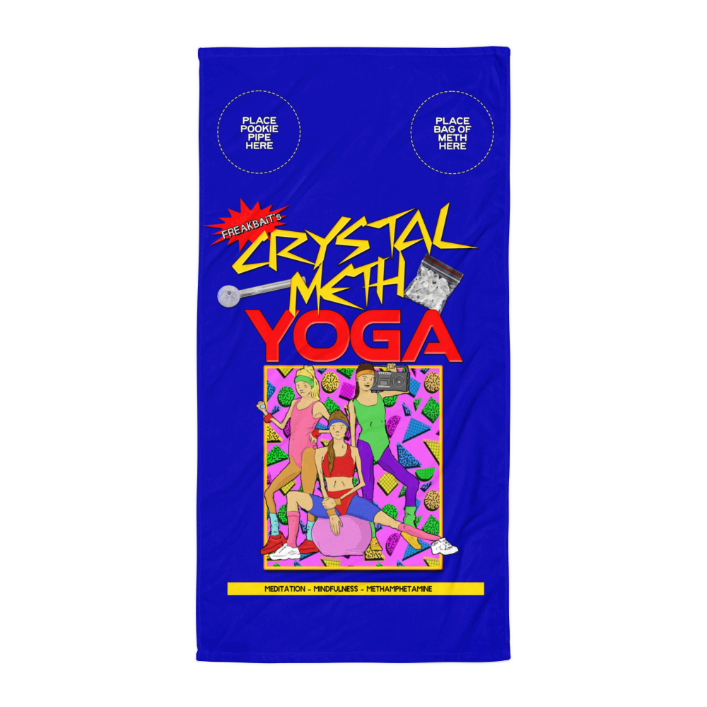 CRYSTAL METH YOGA TOWEL