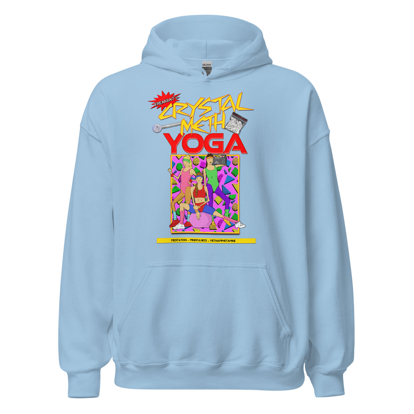 CRYSTAL METH YOGA (hoodie)