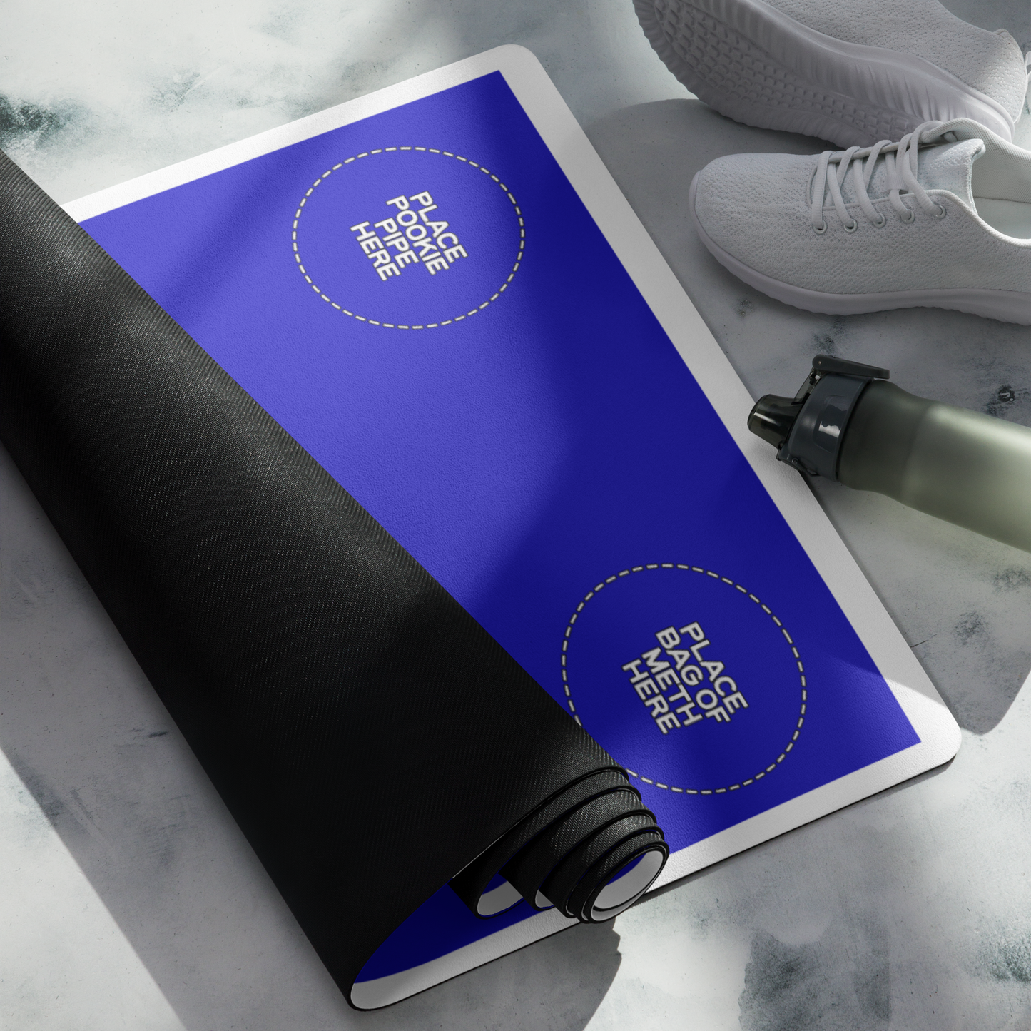 CRYSTAL METH YOGA MAT