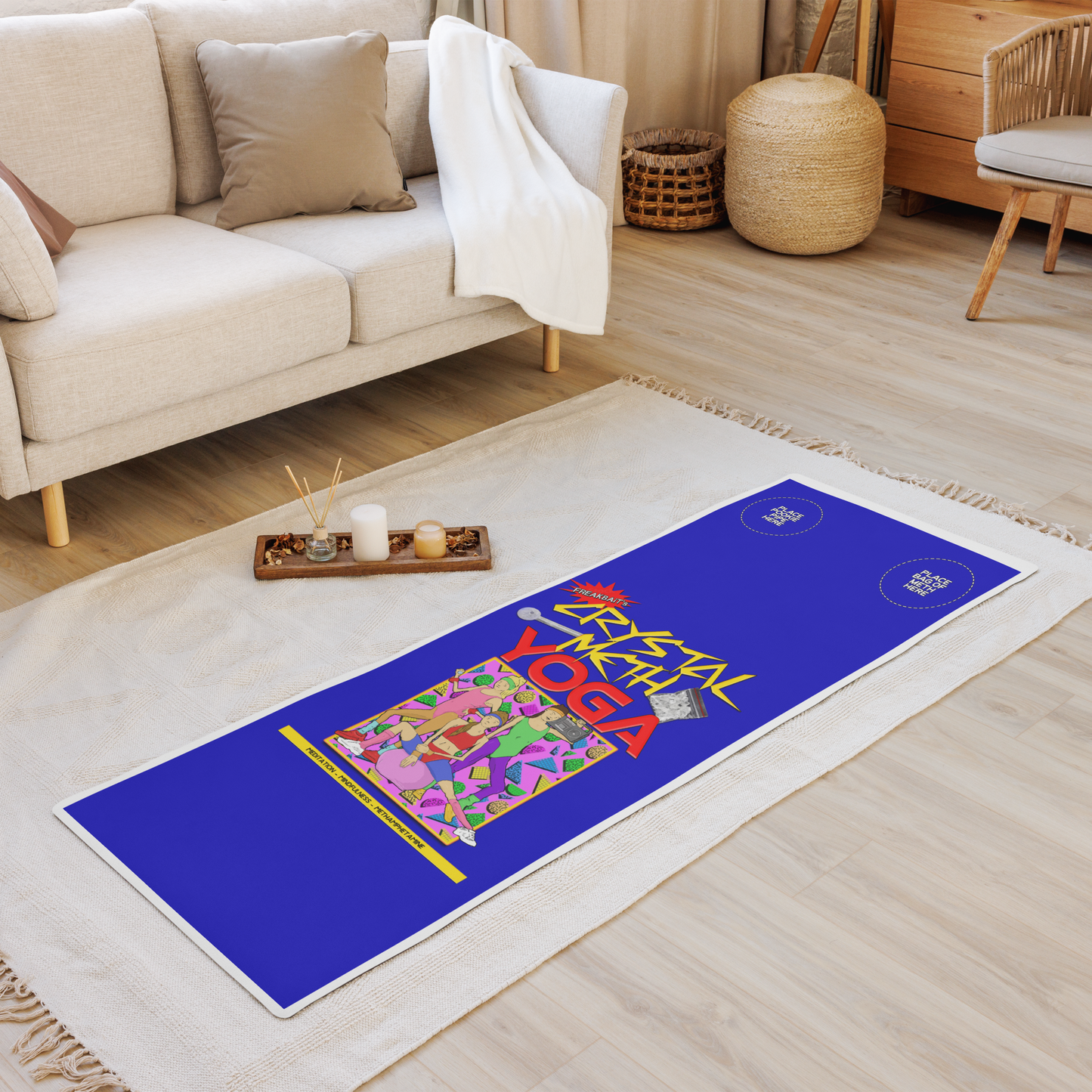 CRYSTAL METH YOGA MAT