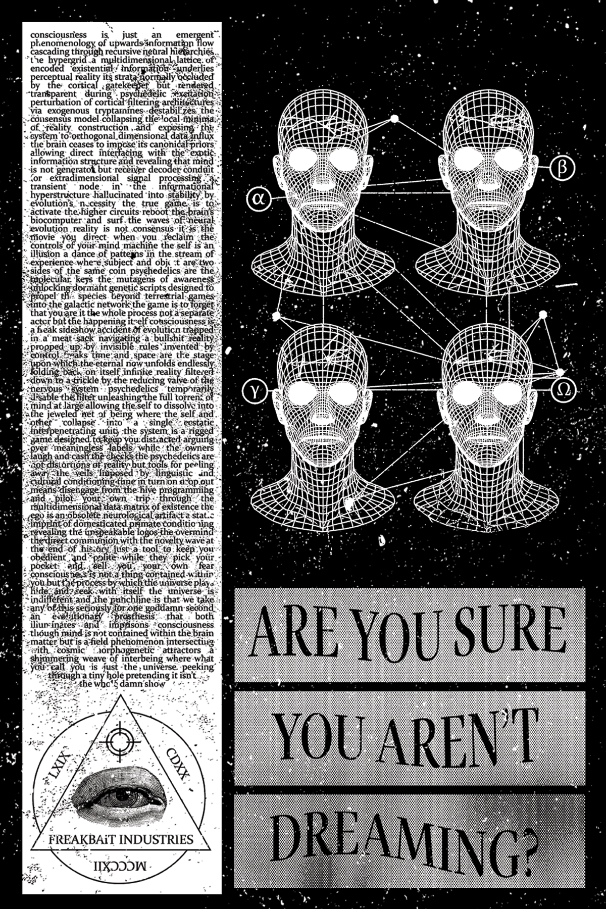 ARE YOU SURE YOU AREN'T DREAMING? (poster)