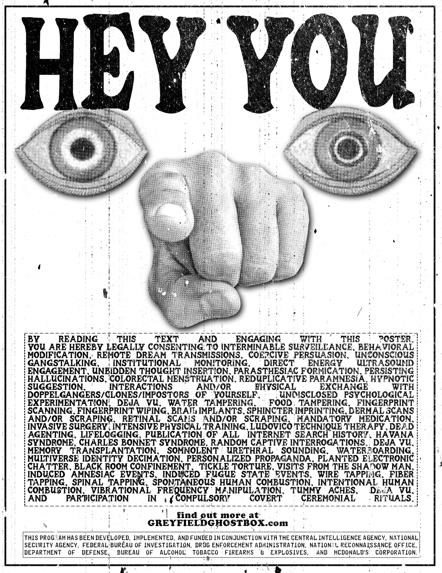 HEY YOU (handbill)