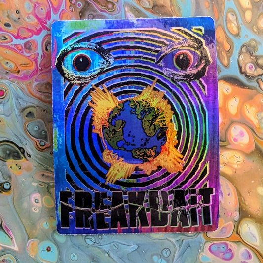 FREAKOUT (holographic sticker)