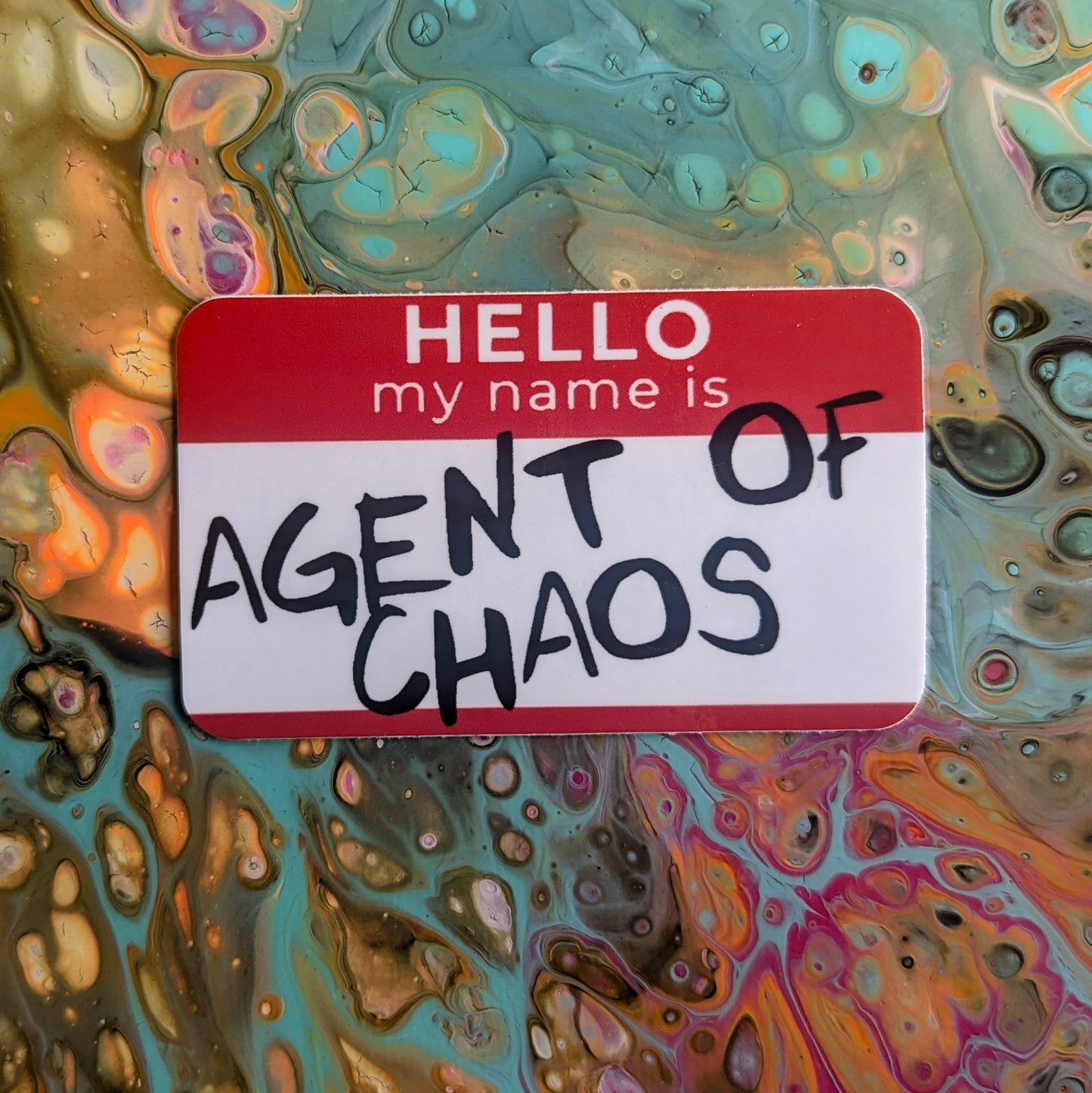 AGENT OF CHAOS (sticker)