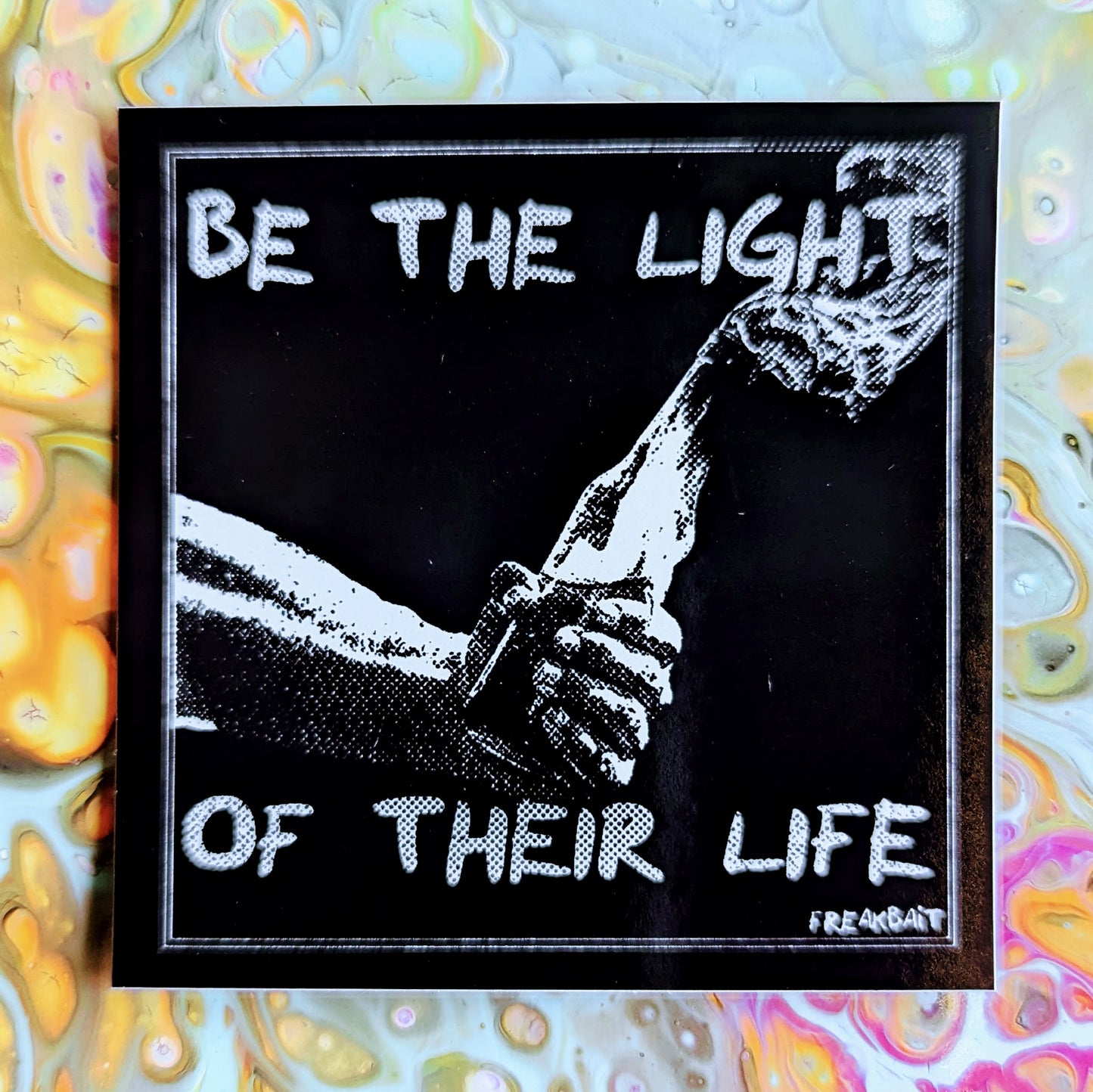 BE THE LIGHT (sticker)