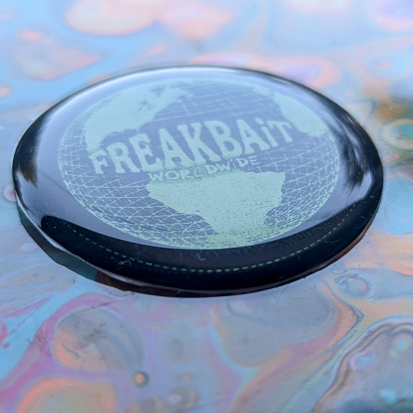 FREAKBAiT WORLDWIDE (epoxy dome sticker)