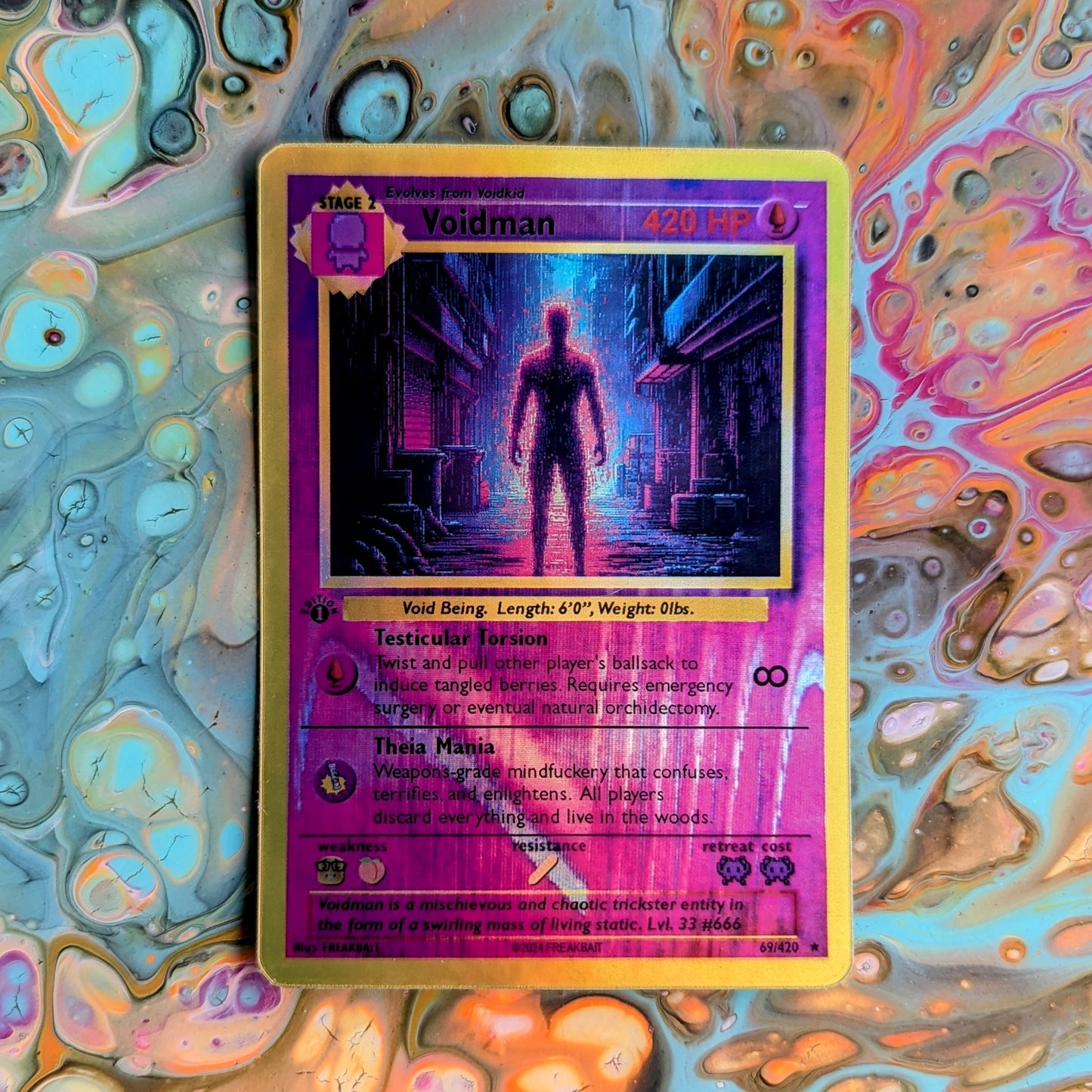 VOIDMAN CARD (holographic sticker)