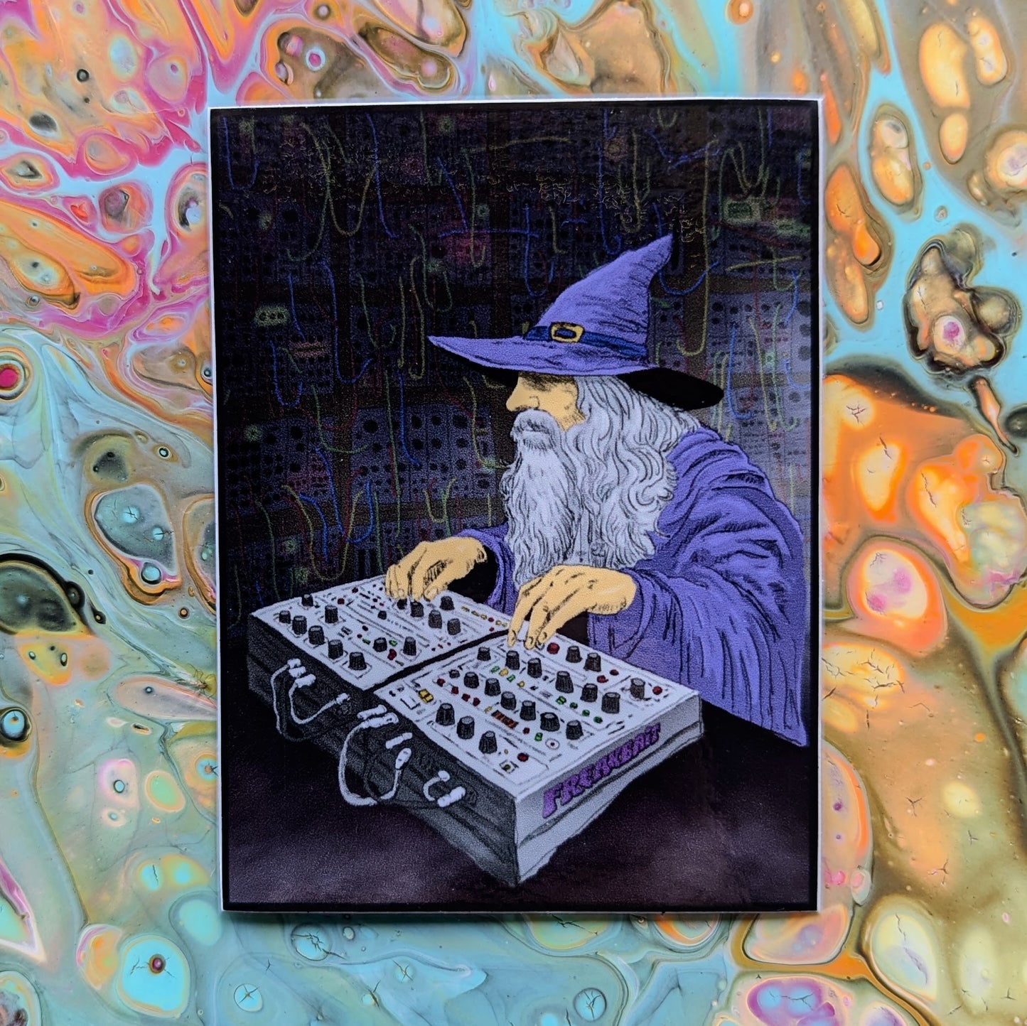 SYNTH WIZARD (sticker)