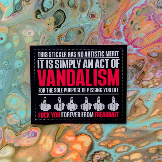 VANDALISM (sticker)