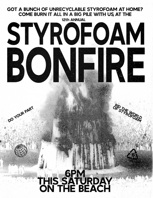 STYROFOAM BONFIRE (handbill)