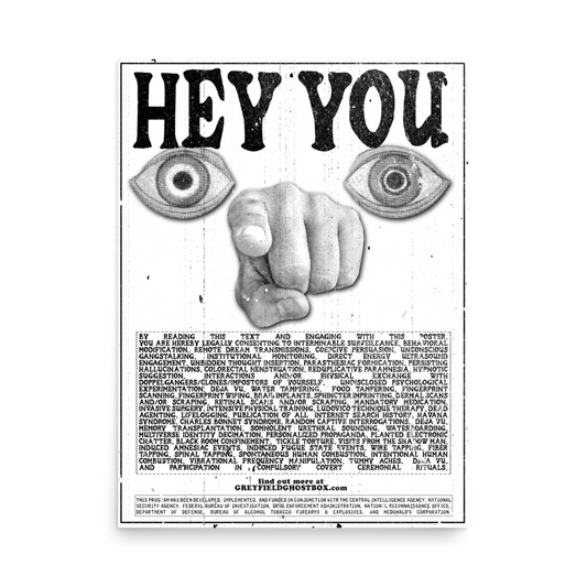HEY YOU (poster)