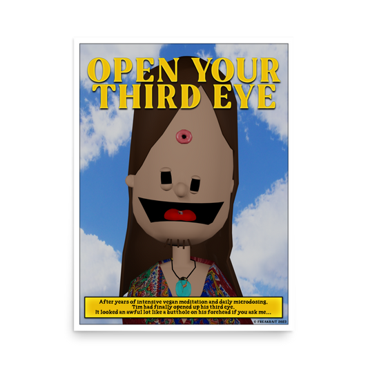 OPEN YOUR THIRD EYE (poster)