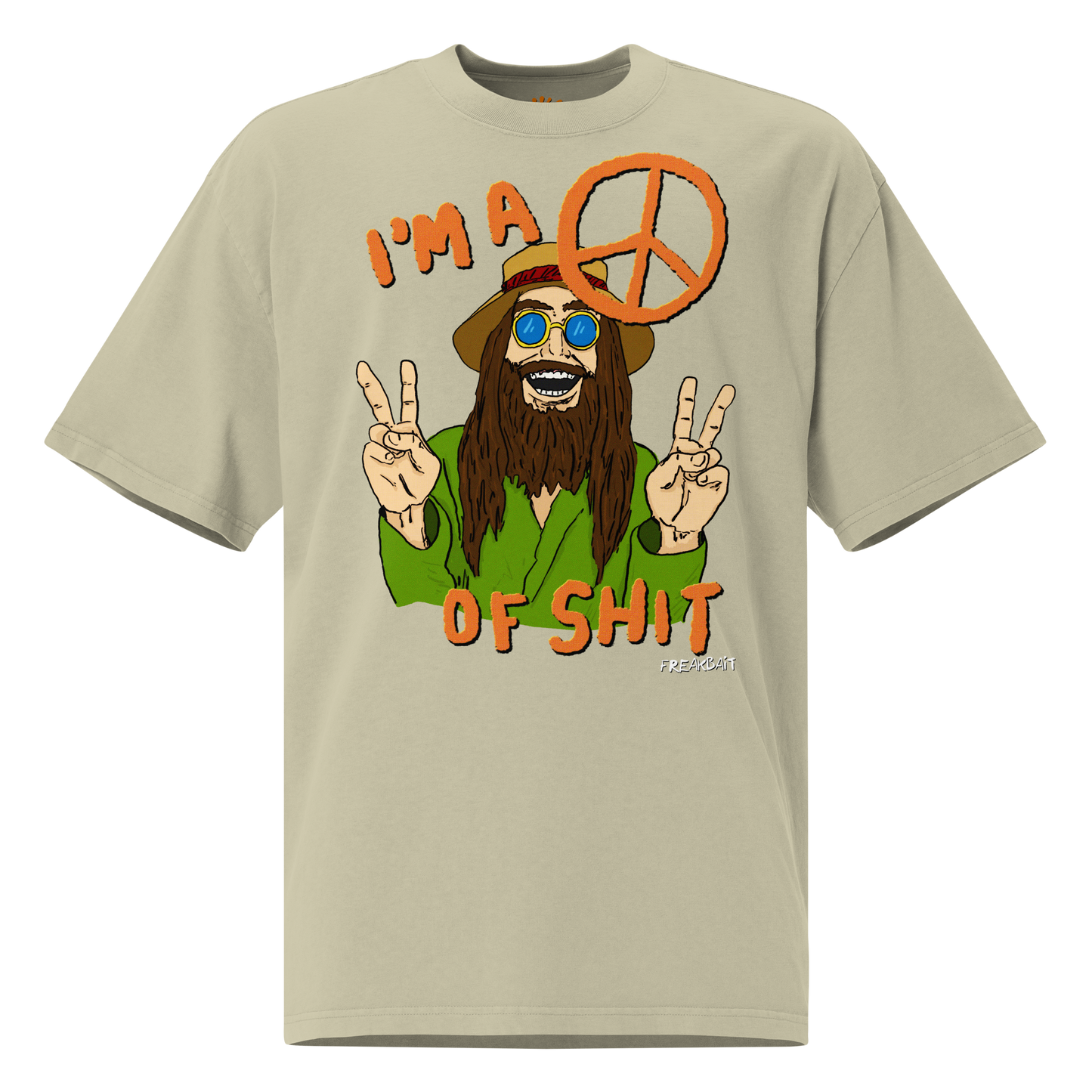 PEACE OF SHIT (oversized shirt)