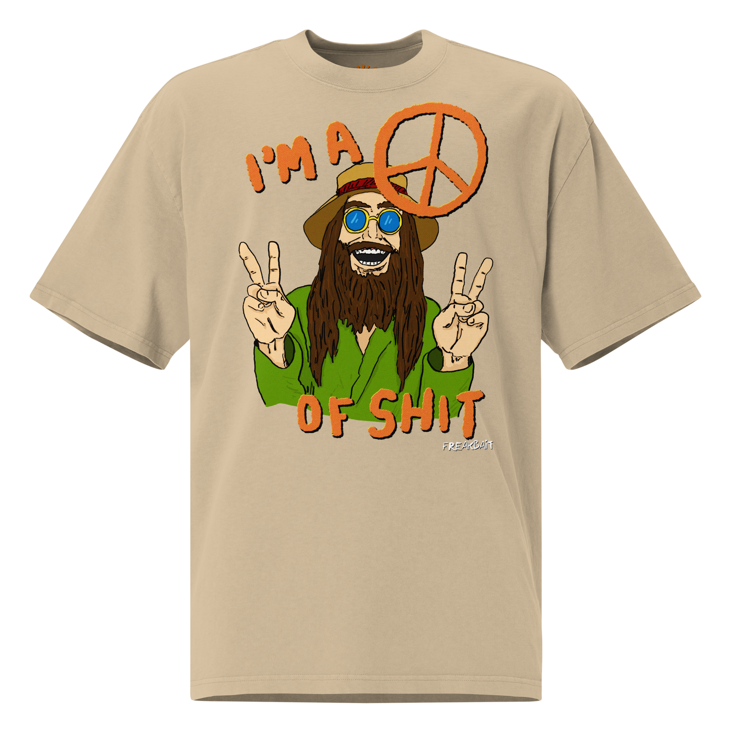 PEACE OF SHIT (oversized shirt)