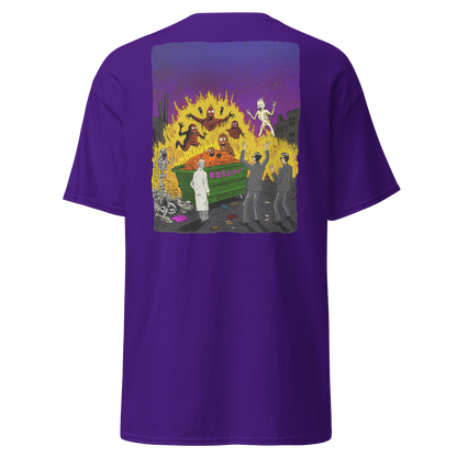 HAUNTED DUMPSTER FIRE (backprint shirt)