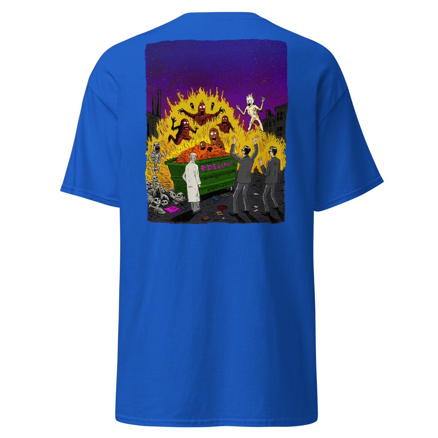 HAUNTED DUMPSTER FIRE (backprint shirt)