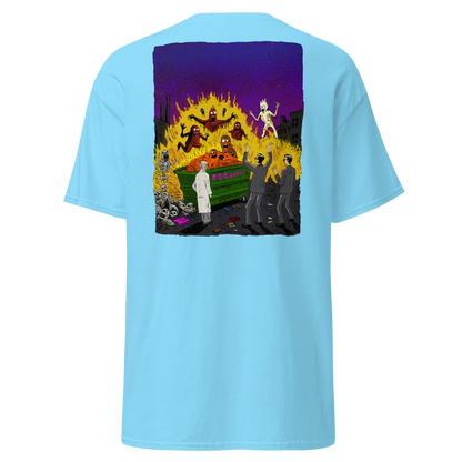 HAUNTED DUMPSTER FIRE (backprint shirt)