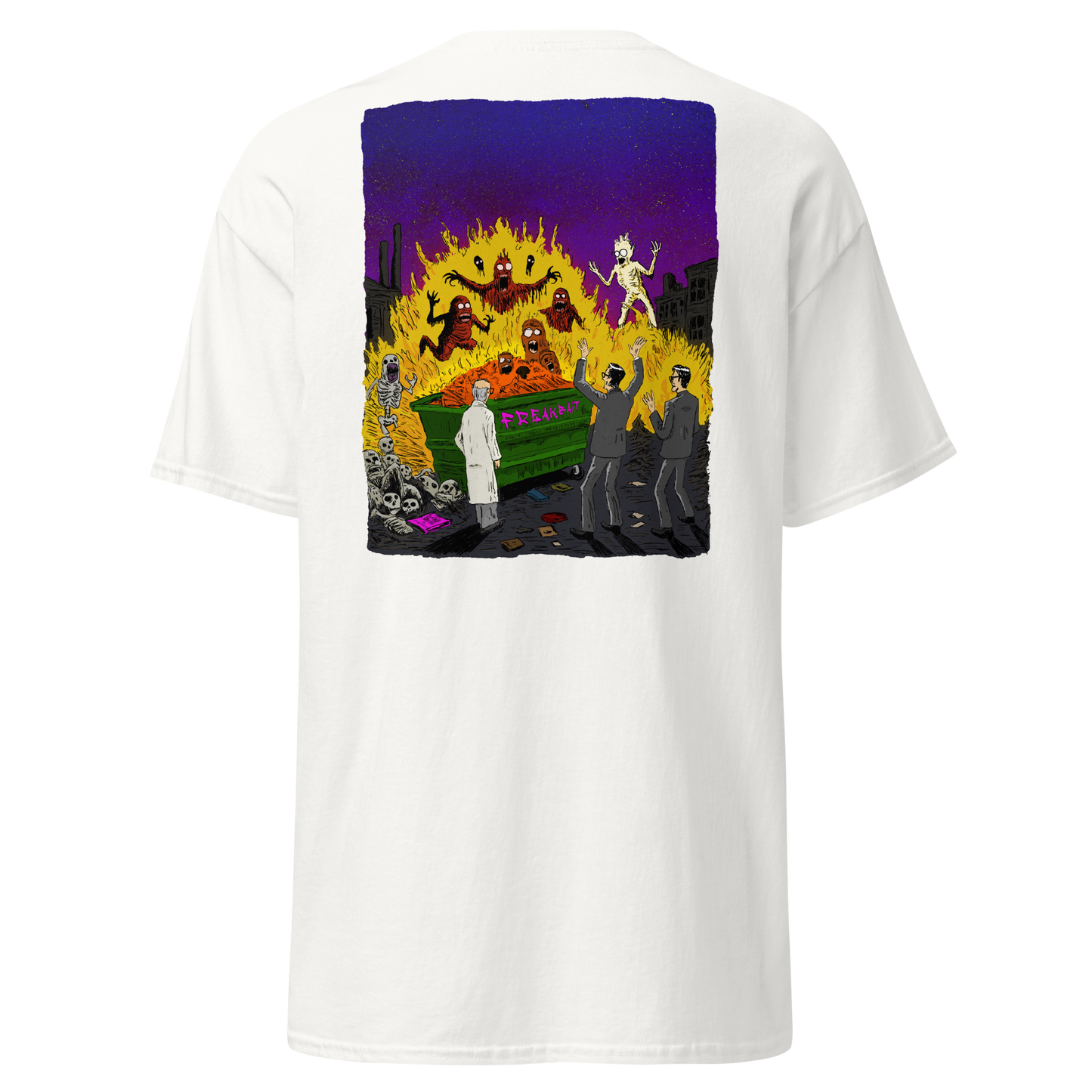 HAUNTED DUMPSTER FIRE (backprint shirt)