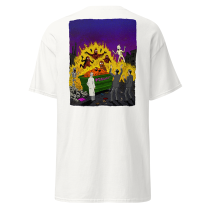 HAUNTED DUMPSTER FIRE (backprint shirt)