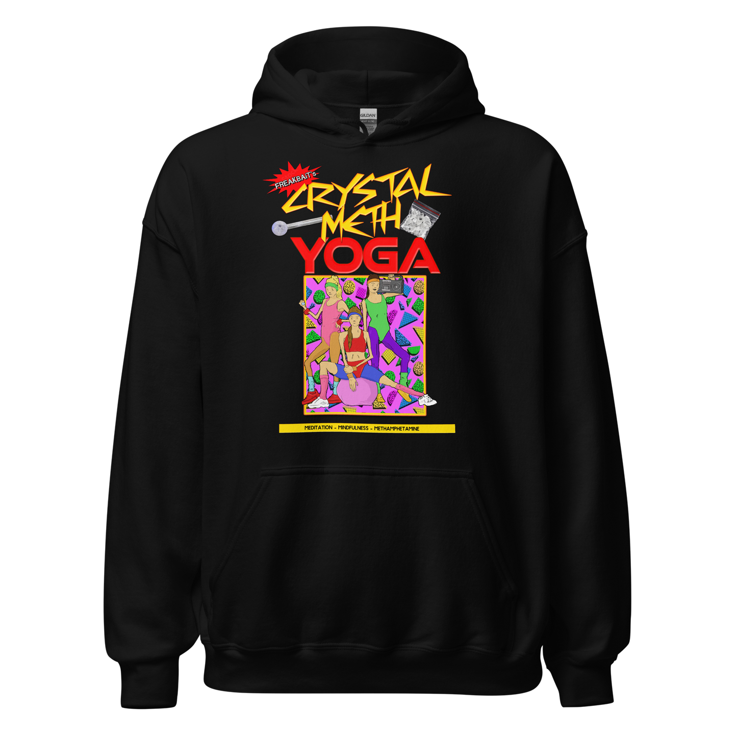 CRYSTAL METH YOGA (hoodie)