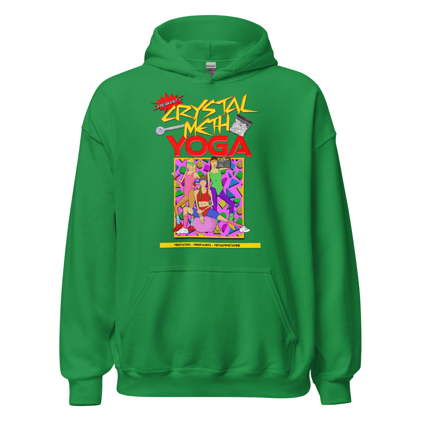 CRYSTAL METH YOGA (hoodie)