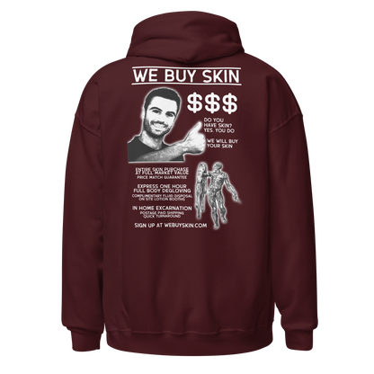 WE BUY SKIN (backprint hoodie)