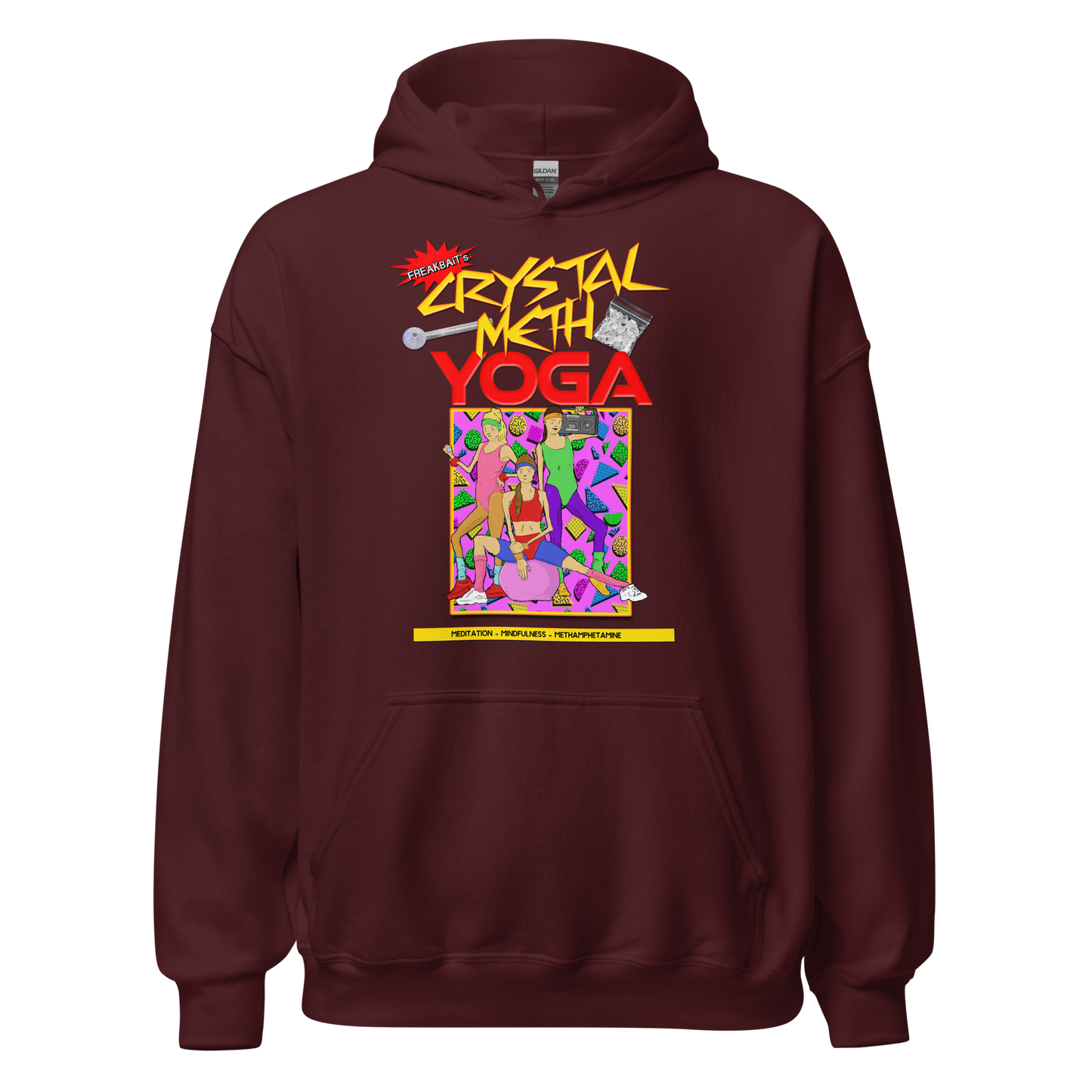 CRYSTAL METH YOGA (hoodie)