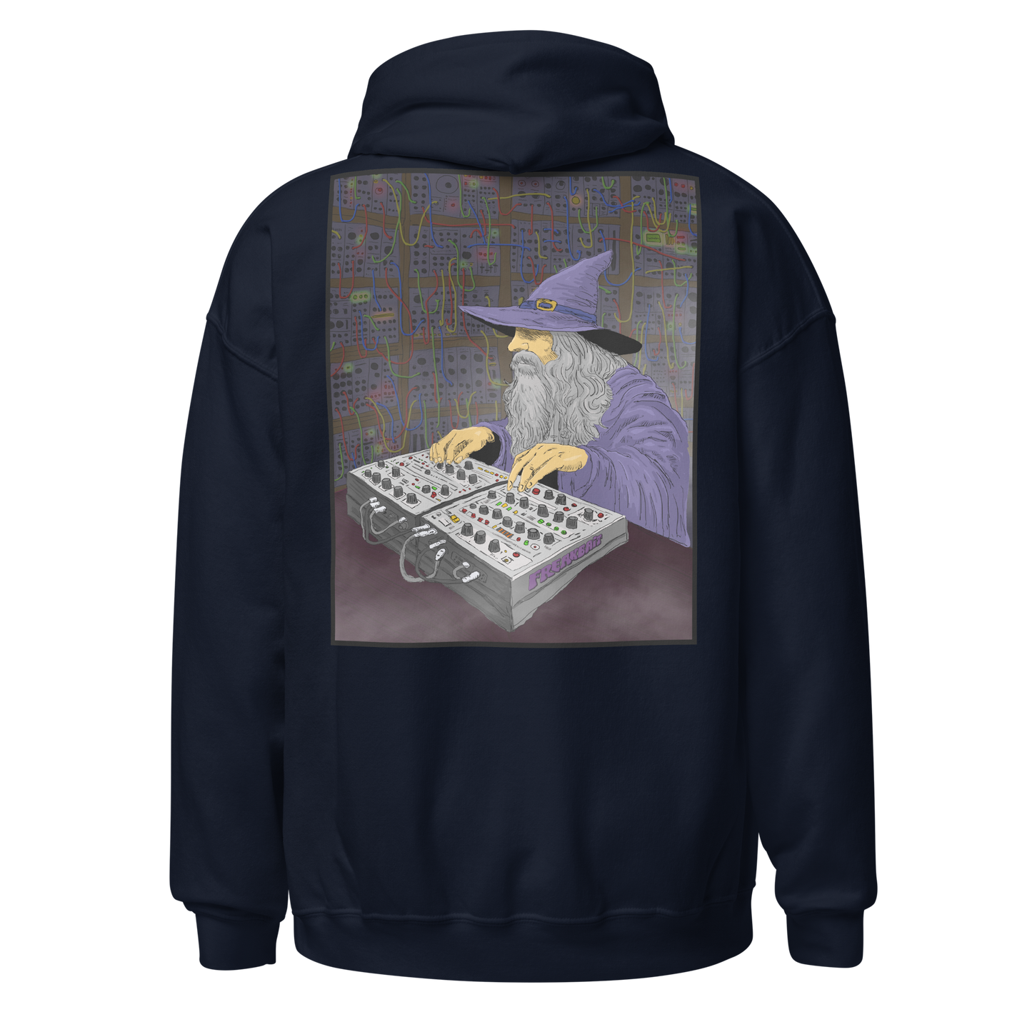 SYNTH WIZARD (backprint hoodie)