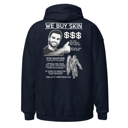 WE BUY SKIN (backprint hoodie)