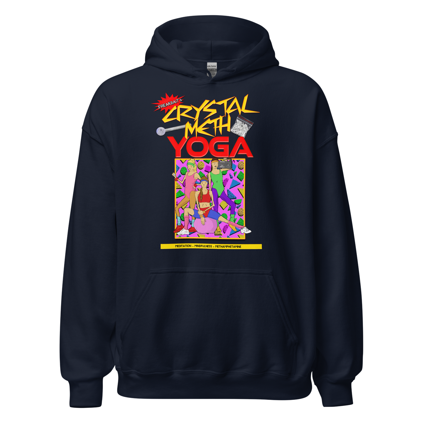 CRYSTAL METH YOGA (hoodie)