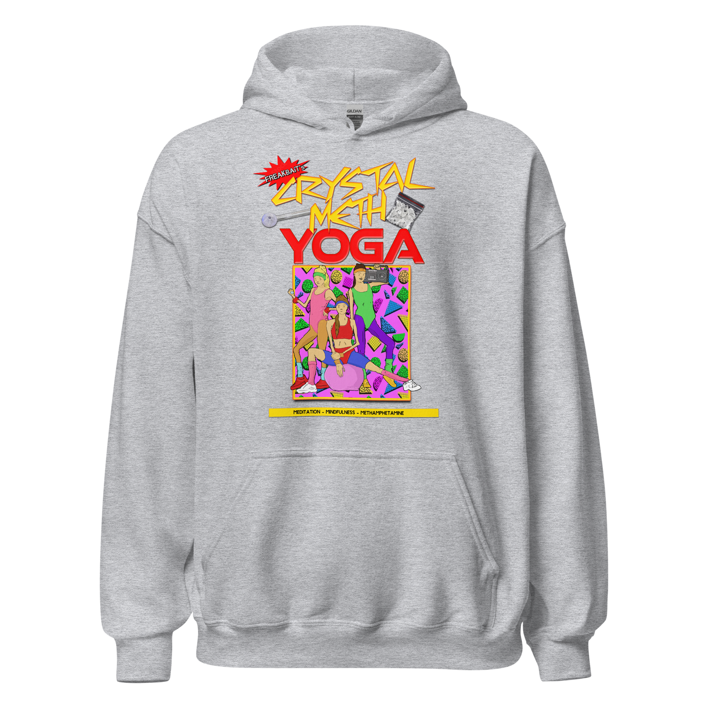 CRYSTAL METH YOGA (hoodie)