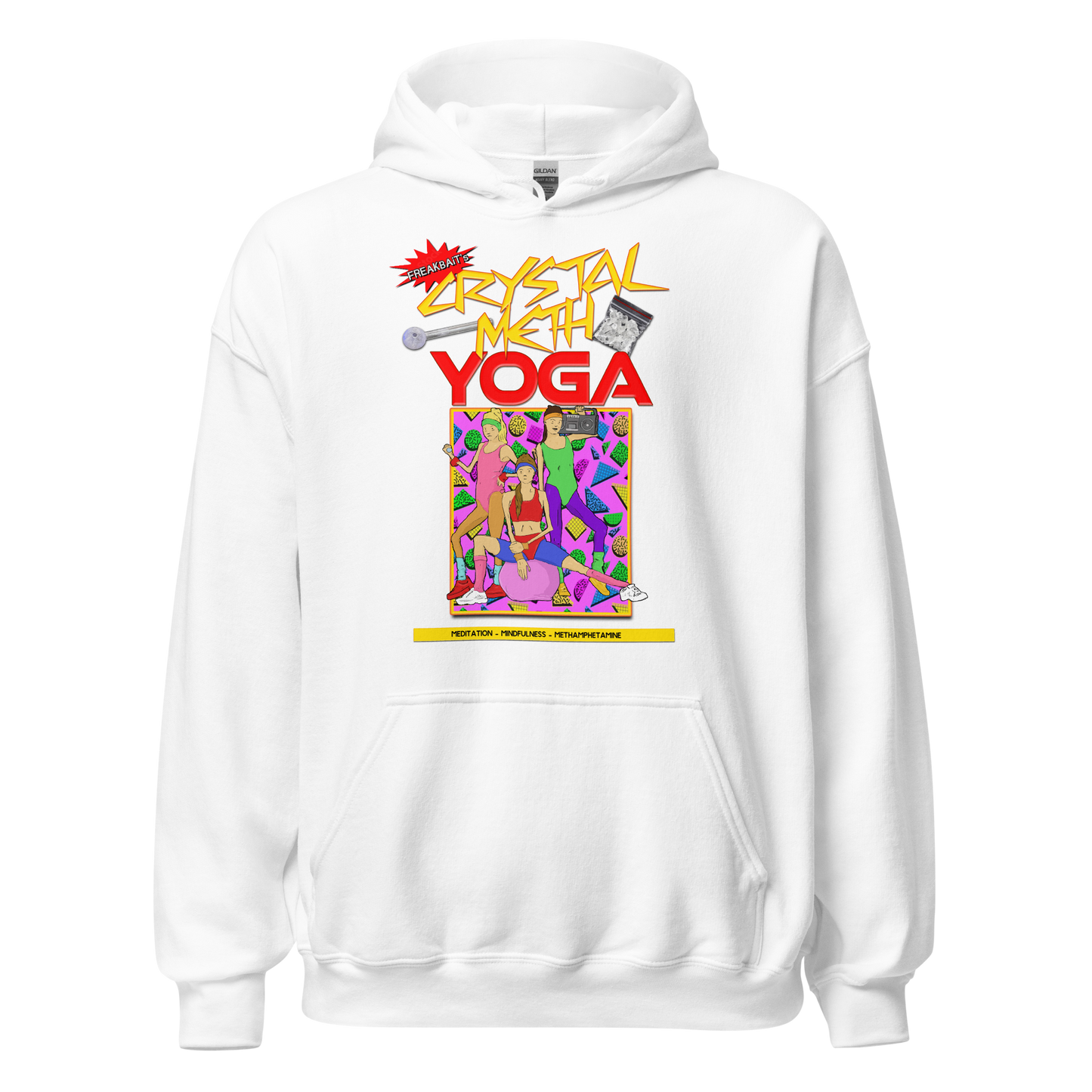 CRYSTAL METH YOGA (hoodie)