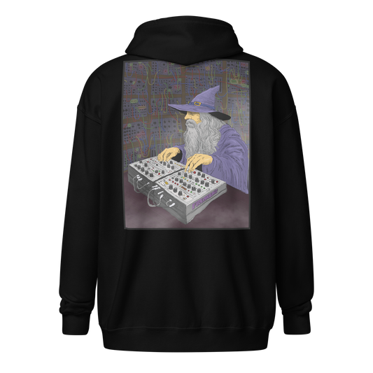 SYNTH WIZARD (backprint zip hoodie)