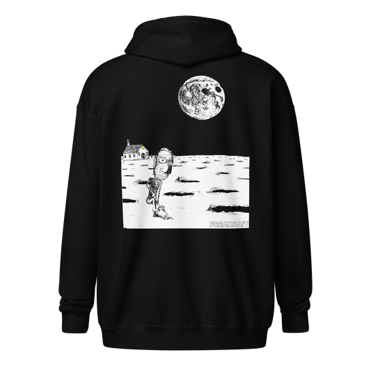 FIELD OF HOLES (backprint zip hoodie)