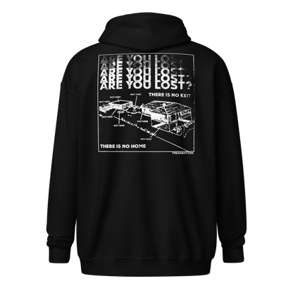 THERE IS NO HOME (backprint zip hoodie)