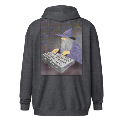 SYNTH WIZARD (backprint zip hoodie)