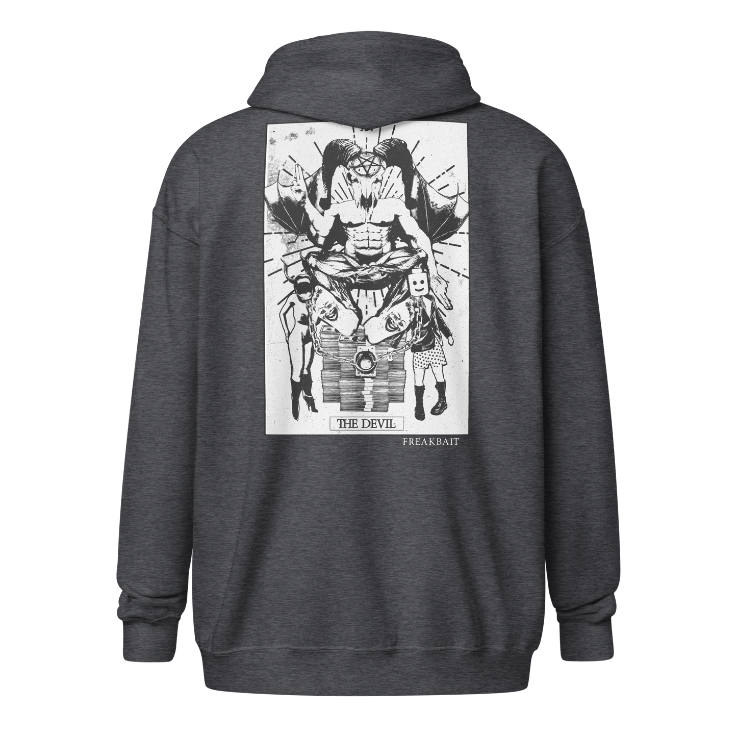 THE DEVIL (backprint zip hoodie)