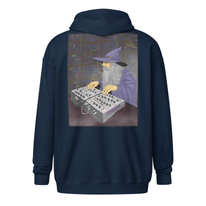 SYNTH WIZARD (backprint zip hoodie)