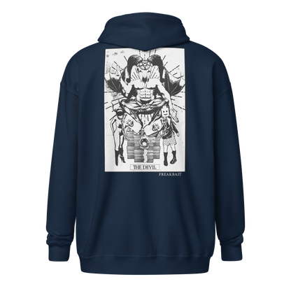 THE DEVIL (backprint zip hoodie)