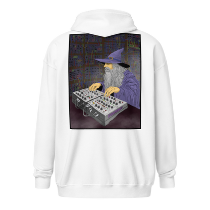 SYNTH WIZARD (backprint zip hoodie)