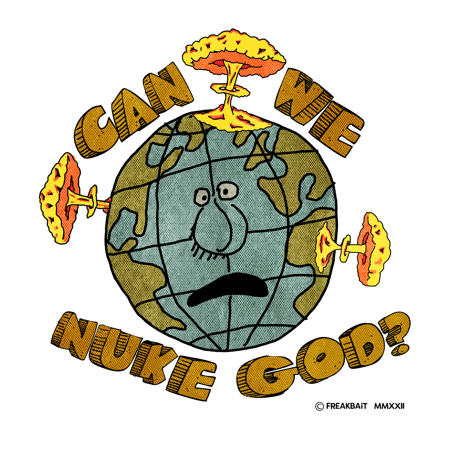 CAN WE NUKE GOD? (sticker)